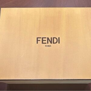 Fendi yellow Storage Box